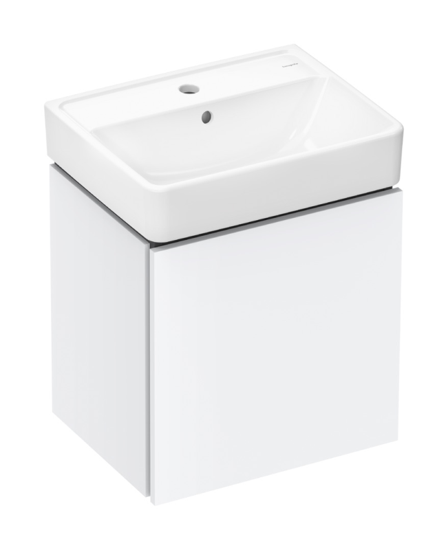Тумба Hansgrohe Xilesa E с раковиной Xanuia Q 50х39 см МДФ матовый белый 54395700