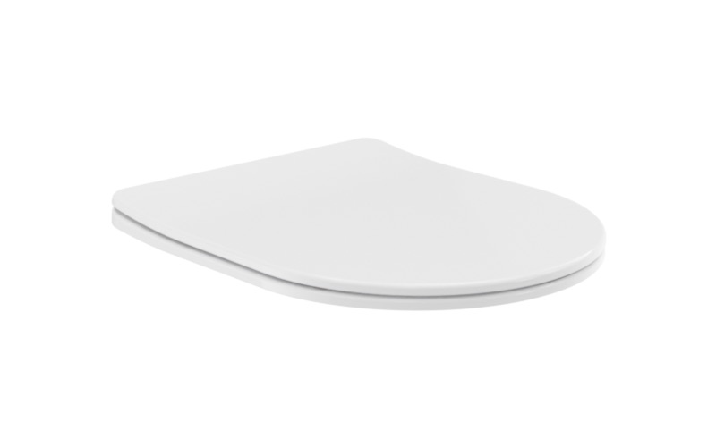 Сиденье с крышкой для унитаза Besco Aspen Slim Soft-Close Quick-Release дюропласт глянцевый белый DT-WW-ASB