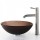Раковина для ванной накладная Kraus коричневая GV-103FR-12mm