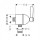 Hansgrohe Axor Carlton Fixfit Stop шлангове під'єднання з ричаговим рукояткою ½ '17882000