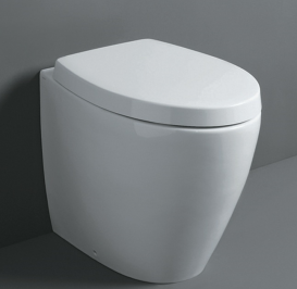 Унитаз напольный приставной Simas Spazio LFT 20 + Крепления F88 LFT + Сиденье LFT 004