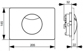 Унитаз Villeroy&Boch Avento 5656HR01 + Сиденье + Инсталляция ViConnect 92246100 + Кнопка смыва 92248561