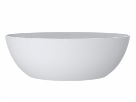 Ванна из искусственного камня Miraggio Madonna 180х80 см Miramarble белый матовый 0000740