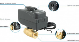 2-ходовой шаровой клапан Afriso с приводом BEV DN25 Rp 1'' kvs 60 230 В н/з 9021300