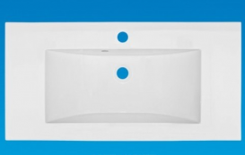 Раковина для ванної вбудована Буль-Буль колекція Mikaela біла 3709101