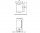 Тумба с раковиной Kolo Nova Pro подвесная 41.8х36.1х55.7 белый глянец M39004000