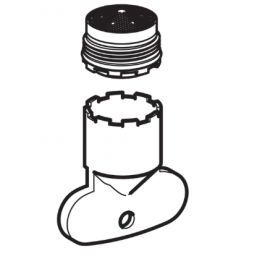 Аэратор для смесителя Geberit Bambini поворотный 571410000