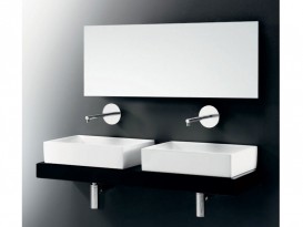 Раковина для ванної накладна AeT колекція Orizzonti Thin Rettangolare біла L240T0R1V1