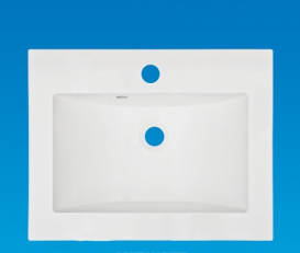 Раковина для ванной встраиваемая Буль-Буль коллекция Jody белая 1606101