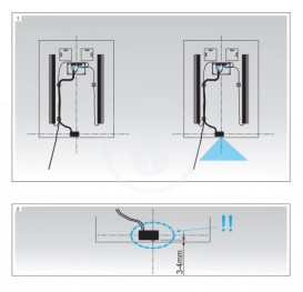 Бесконтактная светодиодная подсветка Jika Clear с датчиком приближения H4942611730001