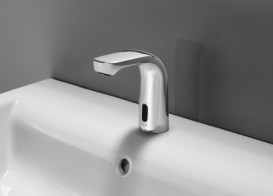 Бесконтактный сенсорный кран для раковины Roca L20 работает от сети хром A5A5709C00