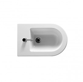 Біде Galassia Dream підлогове з отвором під змішувач з переливом білий 7311