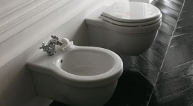 Биде Galassia Ethos подвесное с отверстием под смеситель с переливом белый 8440M