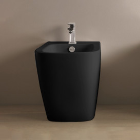 Биде напольное ArtCeram A16 36х52,5 см керамика черный матовый ASB002 17;00