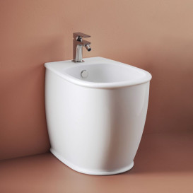 Биде напольное ArtCeram Atelier 37,5х52,5 см керамика белый ATB002 01;00
