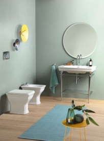 Биде напольное ArtCeram Civitas 36х54 см санфарфор белый глянцевый CIB002 01;00