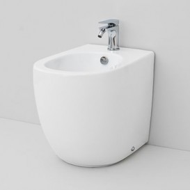 Біде підлогове ArtCeram File 2.0 36х52 см санфарфор білий матовий FLB002 05; 00