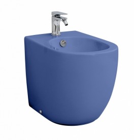 Біде підлогове ArtCeram File 2.0 36х52 см санфарфор синій FLB002 16; 00