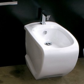 Биде напольное Artceram Hi-Line 38х54,5 см белый глянцевый HIB002 01;00