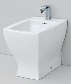 Біде підлогове Artceram JAZZ 36х54 см санфарфор білий матовий JZB002 05; 00