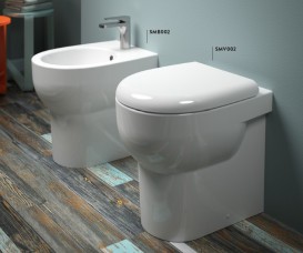 Біде підлогове Artceram Smarty 2.0 35х50 см білий глянсовий SMB002 01; 00