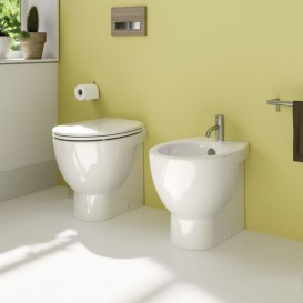 Біде підлогове Catalano New Light 50х37 см з одним отвором під змішувач кераміка білий 1BILI00