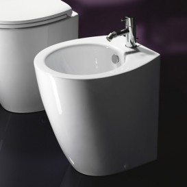 Біде підлогове Catalano Velis безободковое з одним отвором кераміка білий 1BI5000