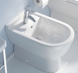 Біде підлогове Duravit Starck 3 37х56 см кераміка білий 2230100000