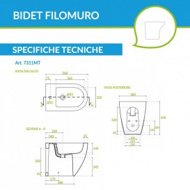 Біде підлогове Galassia Dream кераміка білий матовий 7311MT