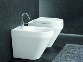 Біде підлогове Hatria Daytime Evo 56х37 см кераміка білий 00YQ3501