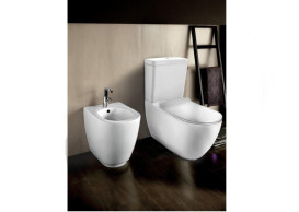 Біде підлогове Hatria Fusion 54х35,5 см кераміка білий 00Y0U601