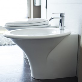 Биде напольное Hatria Sculture 40x60 см белый YR4201