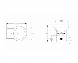 Биде напольное Hatria You & Me 37,5х50,5 см санфарфор белый Y0H3
