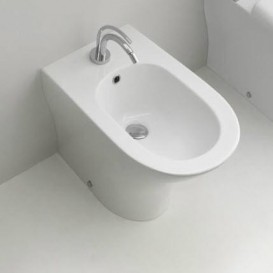 Біде підлогове Kerasan Aquatech чаша овальна біла 372001