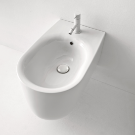 Биде подвесное Kerasan Nolita с крепежом WB5N серый 532582