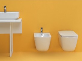 Биде подвесное Kerasan Tribeca с крепежом WB9N белое 512501