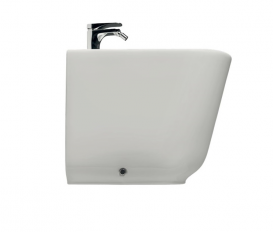 Біде підлогове приставне Kerasan Tribeca з кріпленням WB5N білий матовий 512030