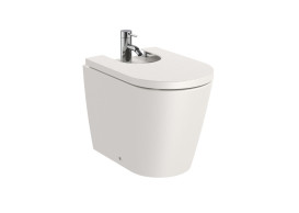 Біде підлогове Roca Inspira 37х56 см сантехнічна кераміка бежевий A357527650