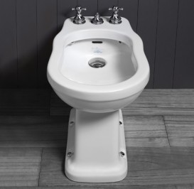 Биде напольное Simas Londra  34х53 см фаянс белый LO 923