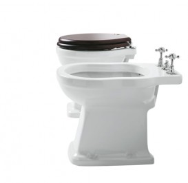 Биде напольное Simas Londra  34х53 см фаянс белый LO 923