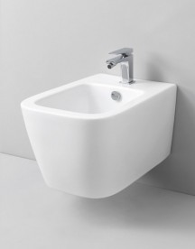 Биде подвесное ArtCeram A16 52,5х36 см санфарфор белый ASB001 01;00