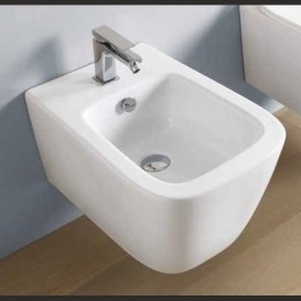 Биде подвесное ArtCeram A16 52,5х36 см санфарфор белый ASB001 01;00