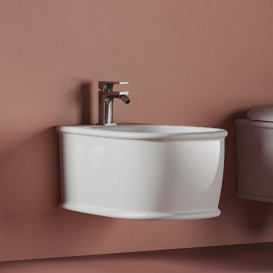 Біде підвісне ArtCeram Atelier 37,5 х52, 5 см кераміка білий ATB001 01;00