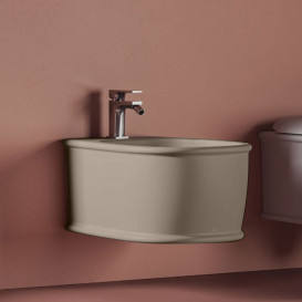 Биде подвесное ArtCeram Atelier 37,5х52,5 см керамика бежевый ATB001 41;00