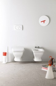 Биде подвесное ArtCeram Civitas 36х53,5 см санфарфор белый глянцевый CIB001 01;00