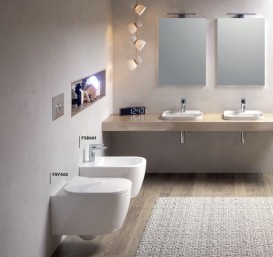 Биде подвесное ArtCeram Faster 36,5х53 см белый матовый FSB001 05;00