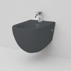 Біде підвісне ArtCeram File 2.0 37х53 см кераміка сіро-синій (денім) FLB001 37;00