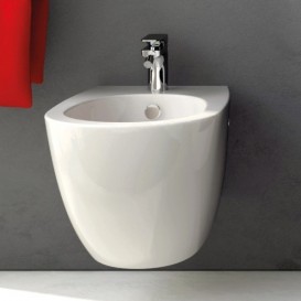 Биде подвесное ArtCeram File 2.0 36х52 см санфарфор белый глянцевый FLB001 01;00