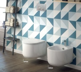 Біде підвісне ArtCeram Gio Evolution 36,5х55 см білий глянсовий GIB001 01; 00