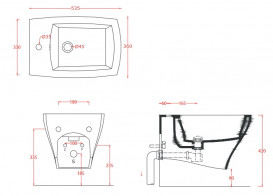 Биде подвесное ArtCeram Jazz 36х53,5 см керамика черный матовый JZB001 17;00